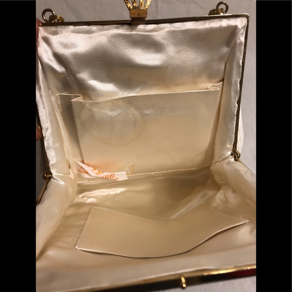 π Walborg hand-beaded micro seed evening clutch - Picture 4 of 4